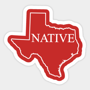 NATIVE - Texas Sticker